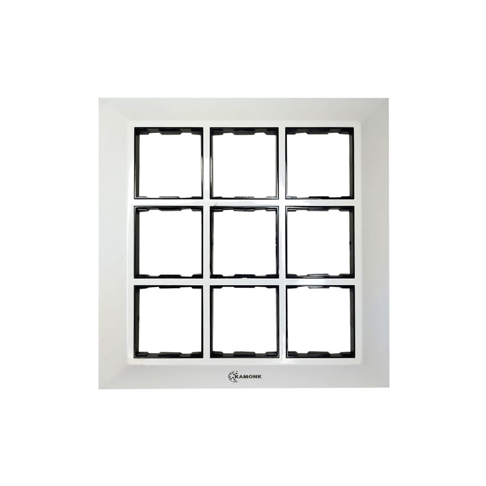 Modular Compatible Plate - 18 Module (with division) - White