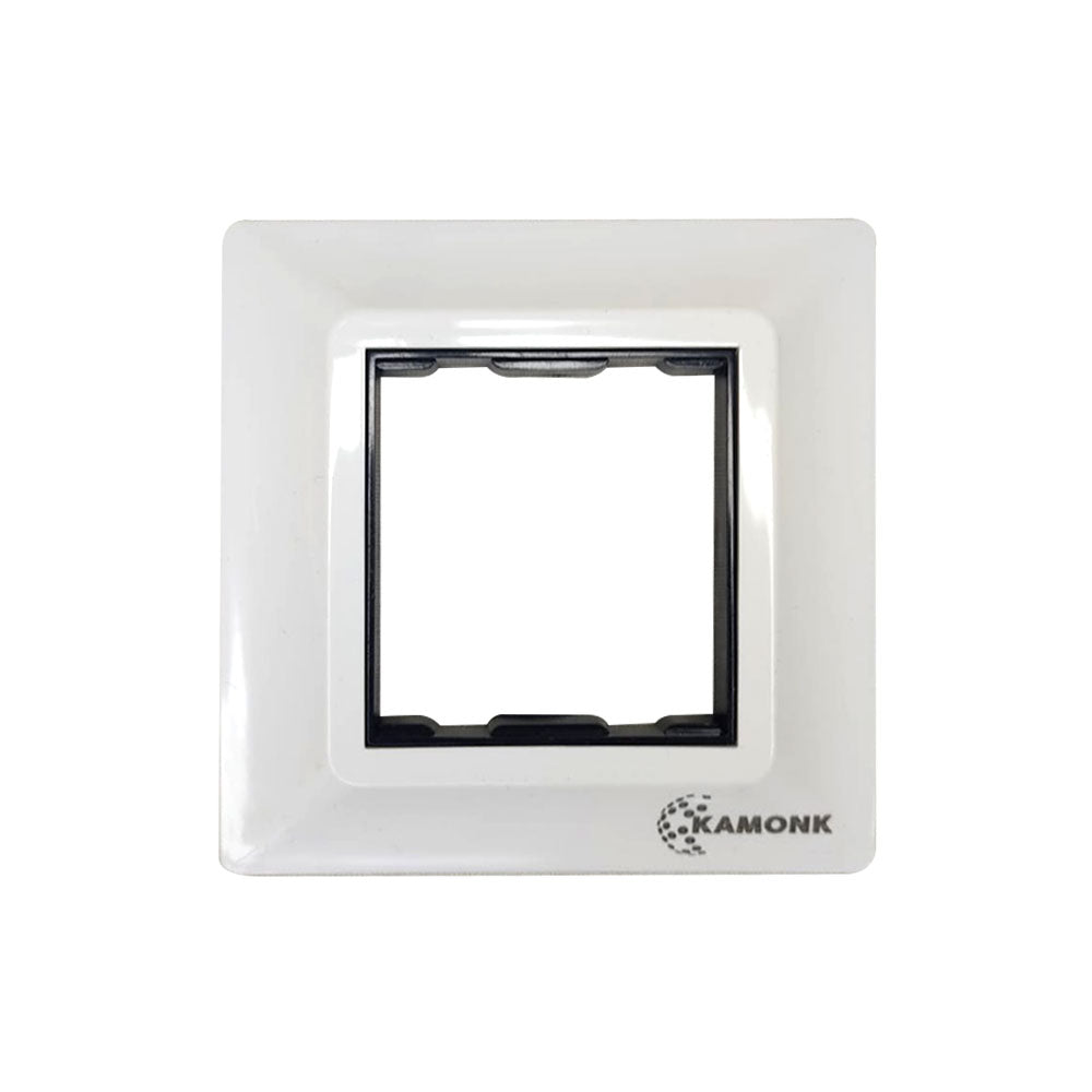 Modular Compatible Plate - 2 Module (with division) - White