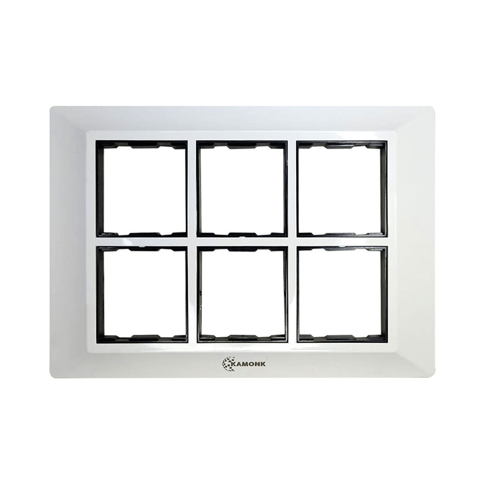 Modular Compatible Plate - 12 Module (with division) - White