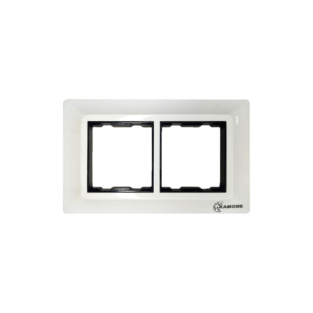 Modular Compatible Plate - 4 Module (with division) - White